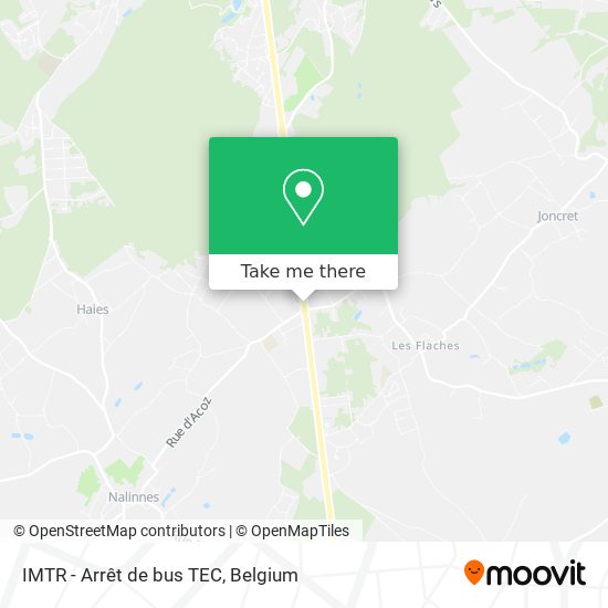 IMTR - Arrêt de bus TEC map
