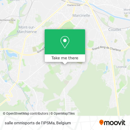 salle omnisports de l'IPSMa map