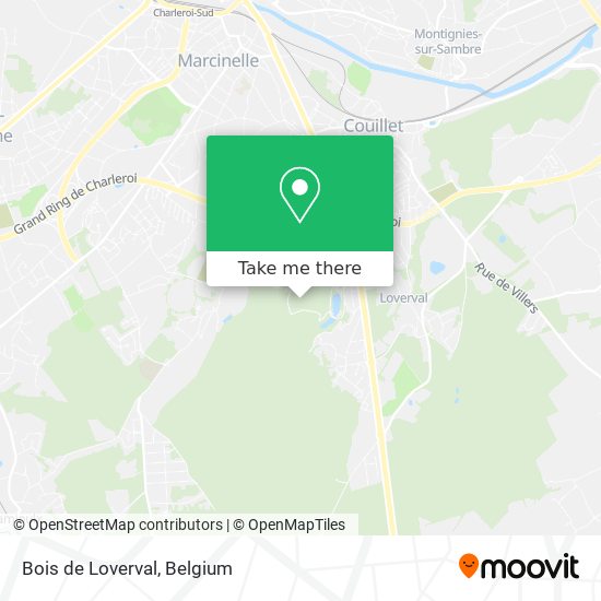 Bois de Loverval map
