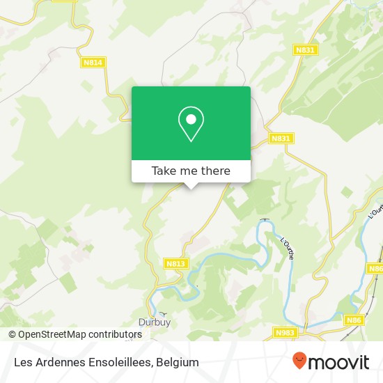 Les Ardennes Ensoleillees map