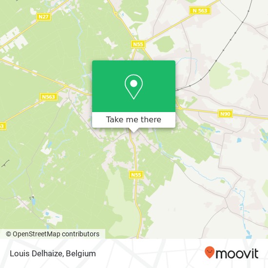 Louis Delhaize map