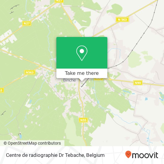 Centre de radiographie Dr Tebache map