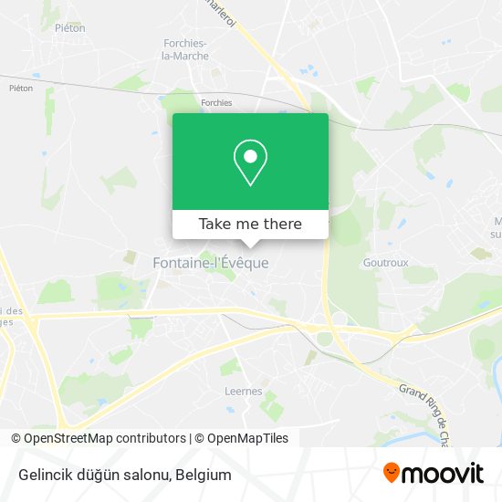 Gelincik düğün salonu map