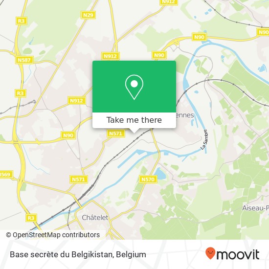 Base secrète du Belgikistan map