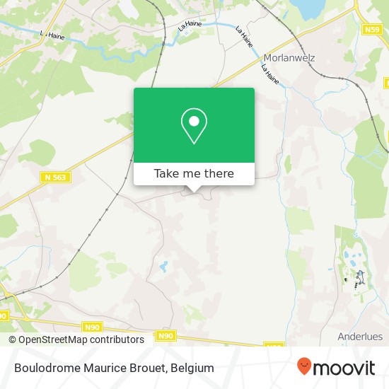 Boulodrome Maurice Brouet map