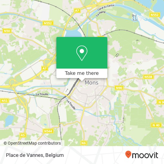 Place de Vannes map
