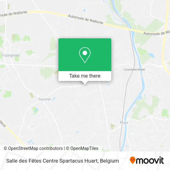 Salle des Fêtes Centre Spartacus Huart map