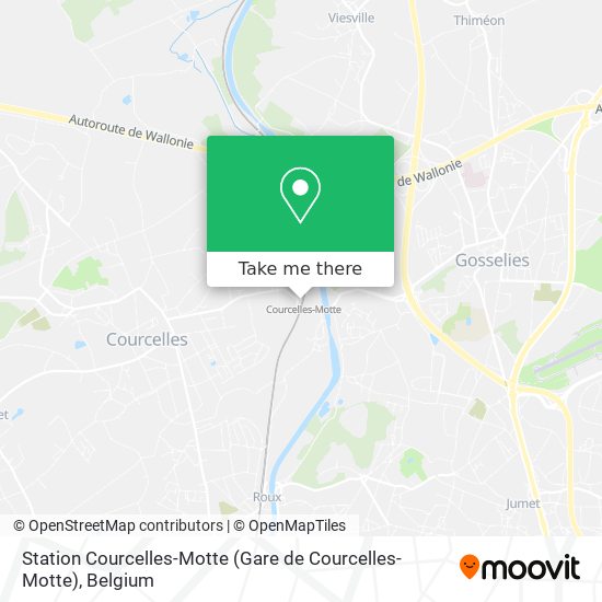 Station Courcelles-Motte (Gare de Courcelles-Motte) map