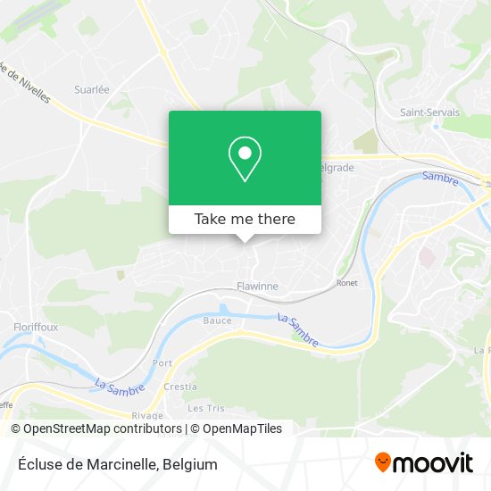 Écluse de Marcinelle map