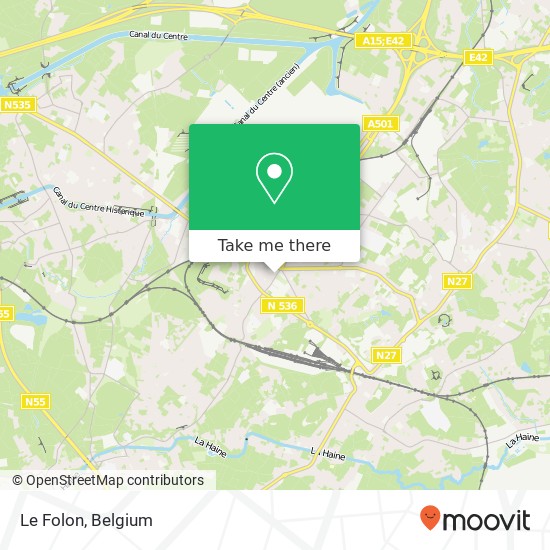 Le Folon map