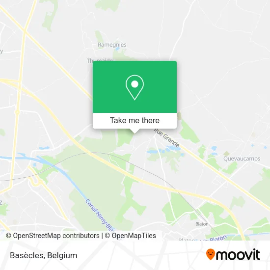 Basècles map
