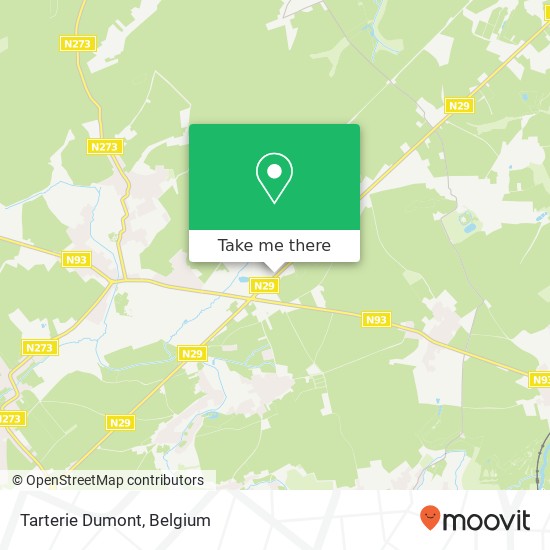 Tarterie Dumont map