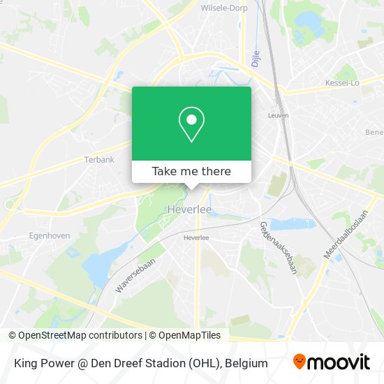King Power @ Den Dreef Stadion (OHL) plan