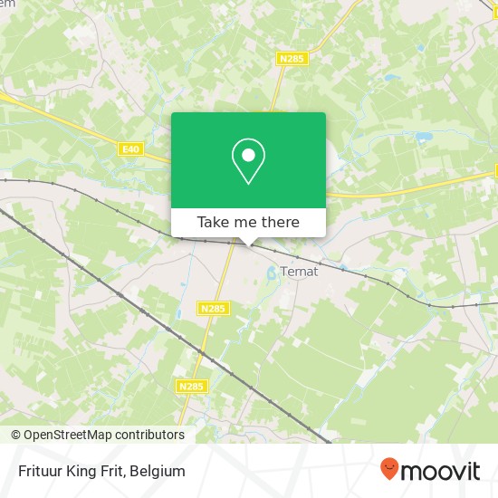 Frituur King Frit map