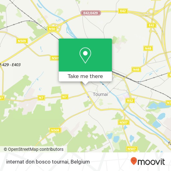 internat don bosco tournai plan