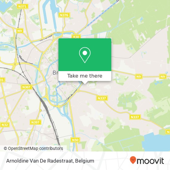 Arnoldine Van De Radestraat map