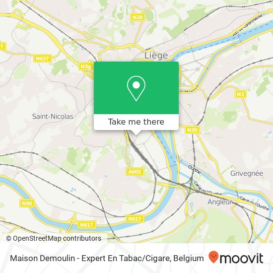 Maison Demoulin - Expert En Tabac / Cigare map