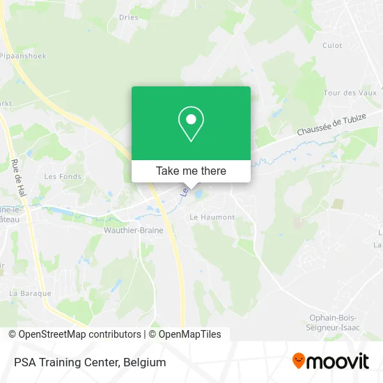 PSA Training Center map