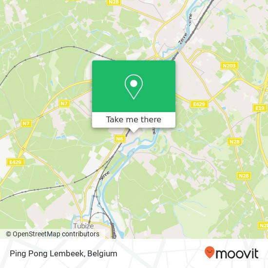 Ping Pong Lembeek map