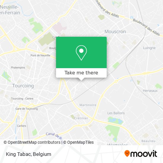 King Tabac map