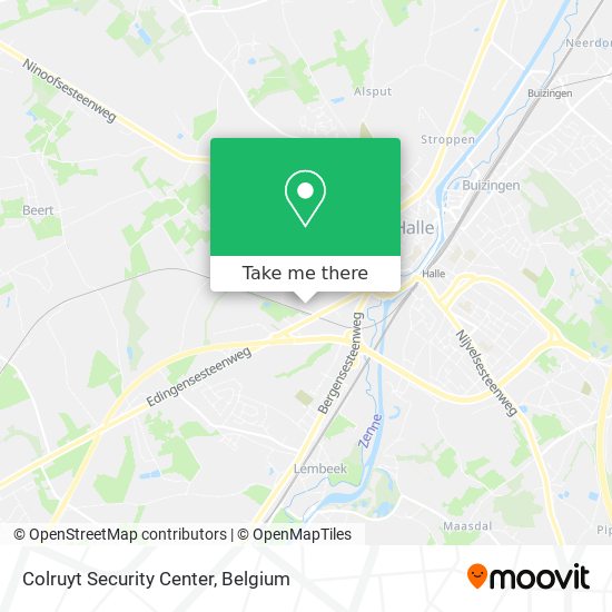 Colruyt Security Center map