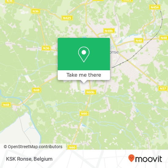 KSK Ronse map