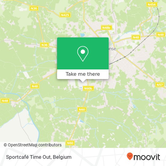 Sportcafé Time Out map