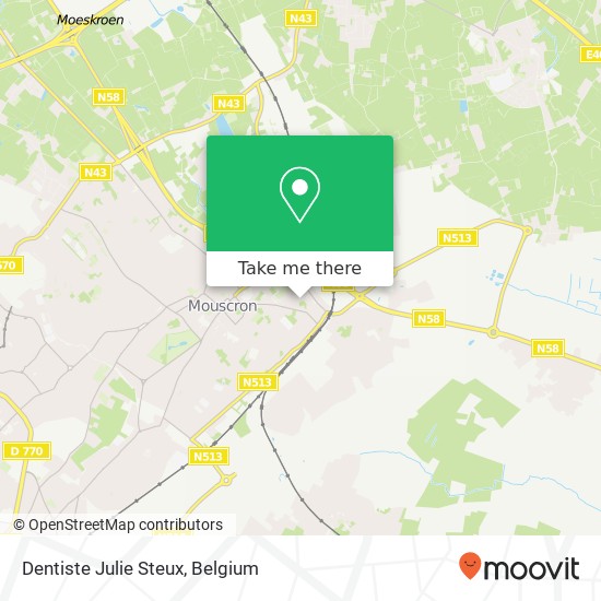 Dentiste Julie Steux map