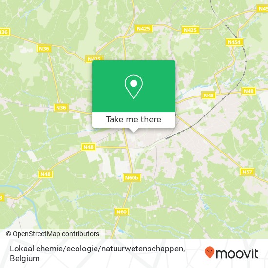 Lokaal chemie / ecologie / natuurwetenschappen map