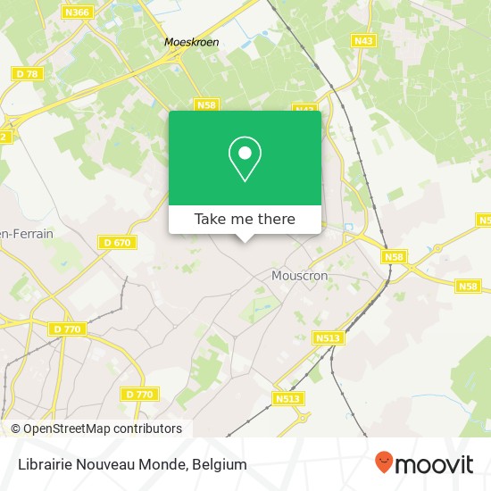 Librairie Nouveau Monde map