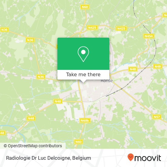 Radiologie Dr Luc Delcoigne plan