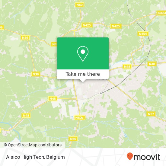 Alsico High Tech map