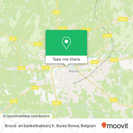 Brood- en banketbakkerij K. Burez Ronse map