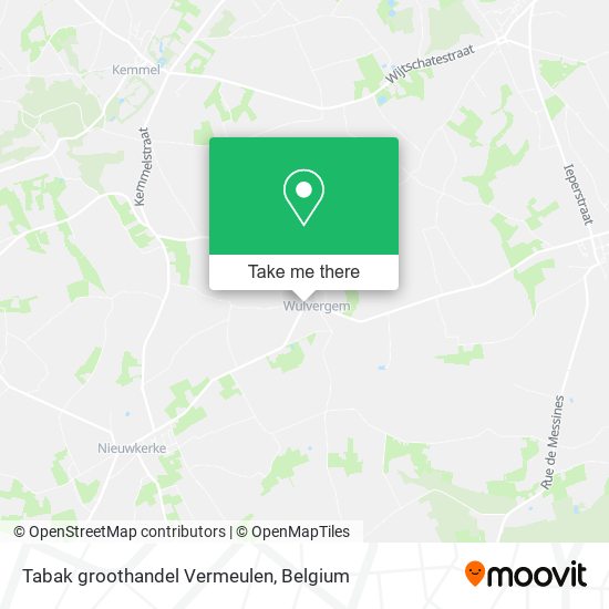 Tabak groothandel Vermeulen plan