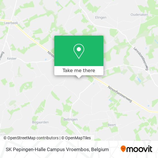 SK Pepingen-Halle Campus Vroembos map