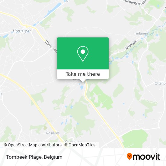 Tombeek Plage map