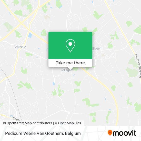 Pedicure Veerle Van Goethem map