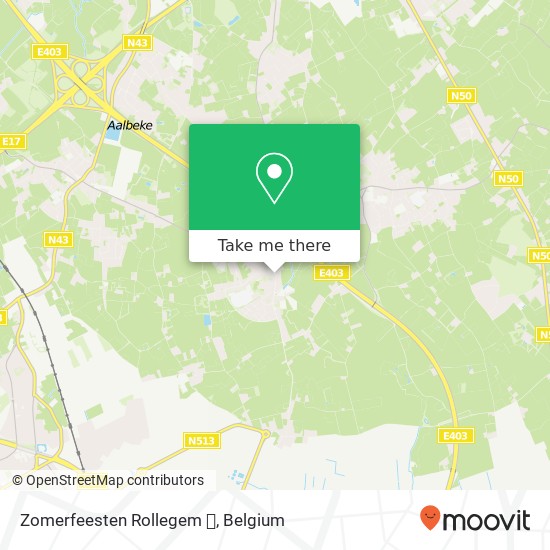 Zomerfeesten Rollegem 🎉 map