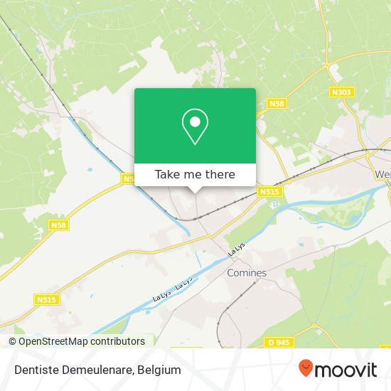 Dentiste Demeulenare map