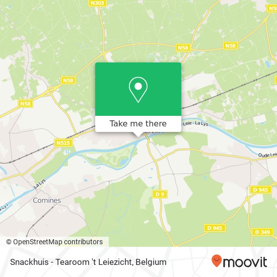 Snackhuis - Tearoom 't Leiezicht map