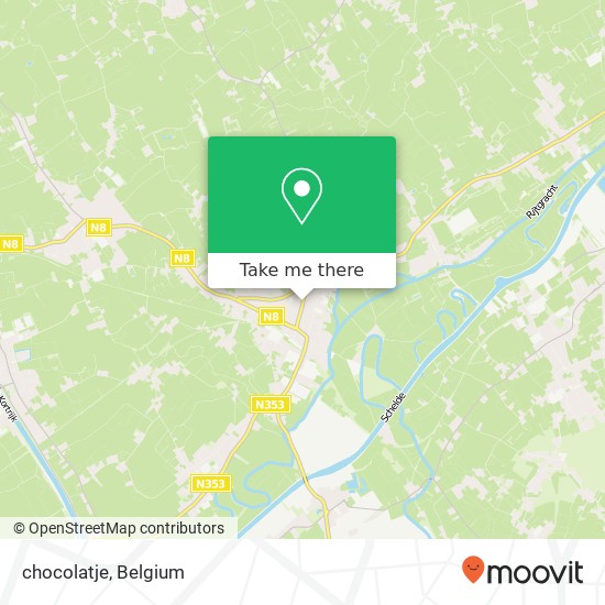 chocolatje map