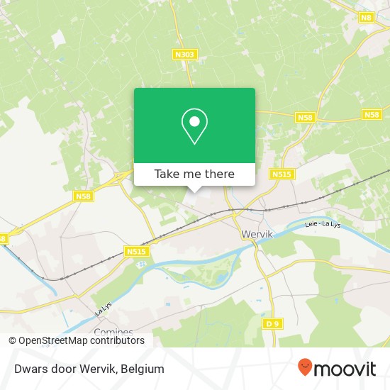 Dwars door Wervik map