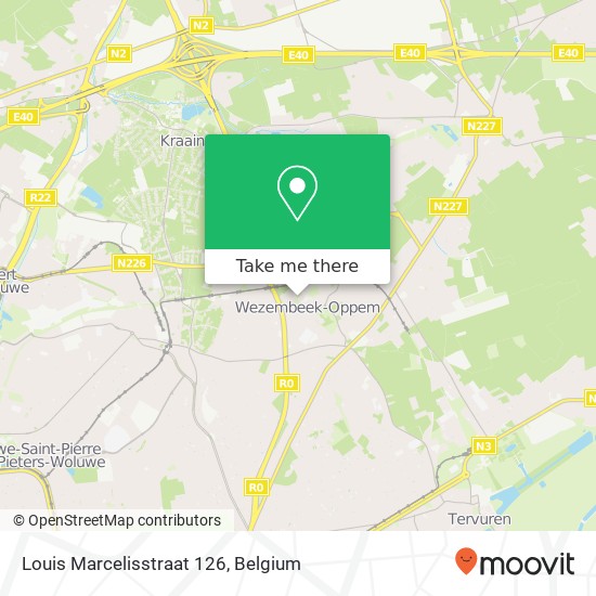 Louis Marcelisstraat 126 map