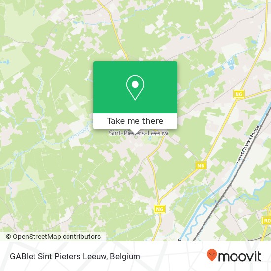 GABlet Sint Pieters Leeuw map