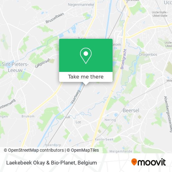 Laekebeek Okay & Bio-Planet map