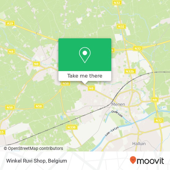 Winkel Ruvi Shop map