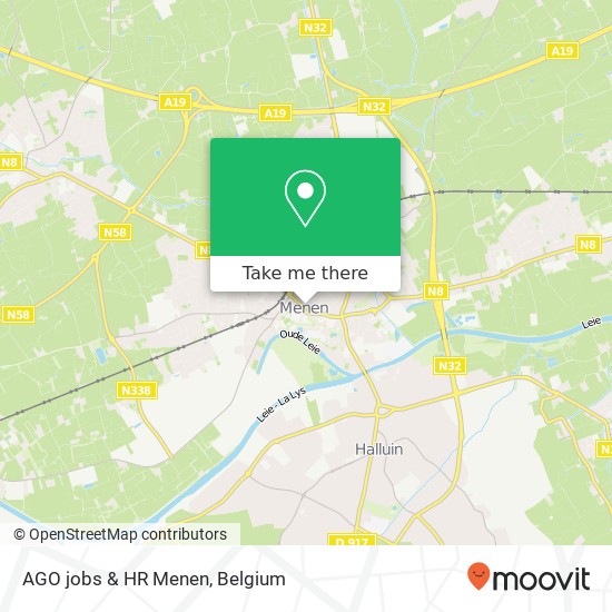 AGO jobs & HR Menen map