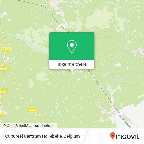 Cultureel Centrum Hollebeke map