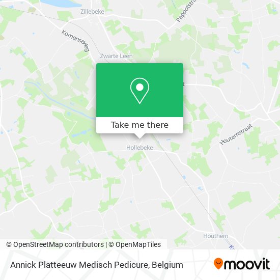 Annick Platteeuw Medisch Pedicure map