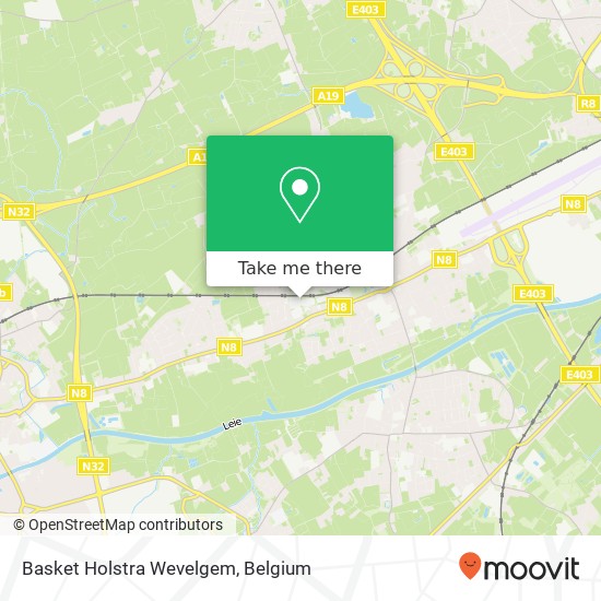 Basket Holstra Wevelgem map